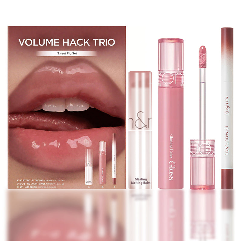 💟Final 3 hours 75% off:LIP VOLUME HACK TRIO (3 Shades, Lip Mate Pencil & Melting Balm & Color Gloss) up