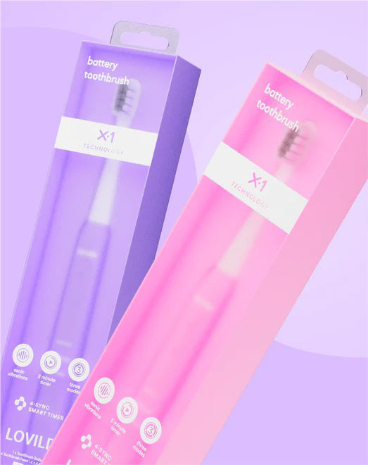 "Brighten + whiten! Get a FREE electric toothbrush with serum purchase!