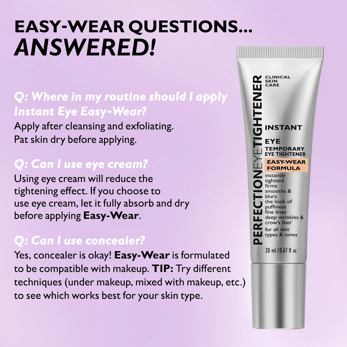 Final 3 Hours: 75%OFF🔥 Instant Eye Tightener Easy-Wear Formula With Brush Free!