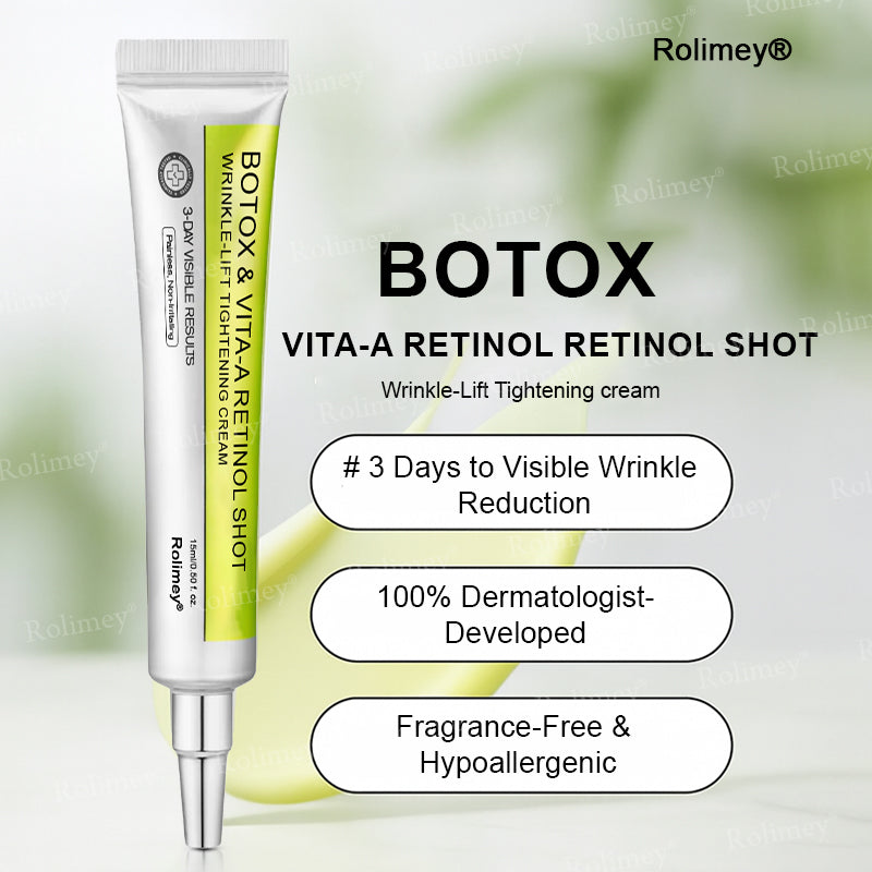💟Made and shipped from the USA 💫Rolimey® Botox & Vita-A Retinol Shot Wrinkle-Lift Tightening cream - Last Day Promotion 70% OFF