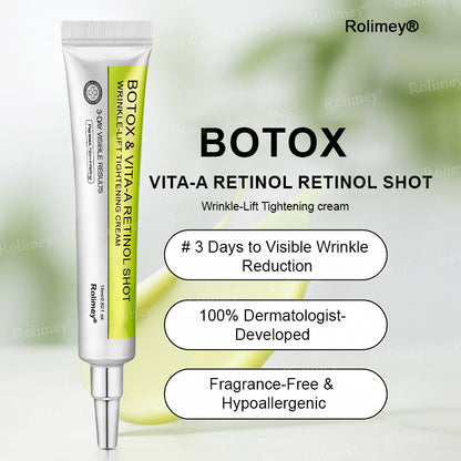 💟Made and shipped from the USA 💫Rolimey® Botox & Vita-A Retinol Shot Wrinkle-Lift Tightening cream - Last Day Promotion 70% OFF