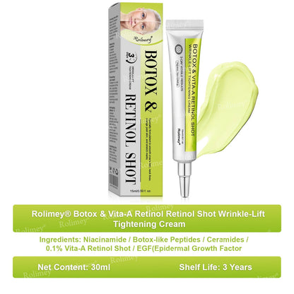 💟Made and shipped from the USA 💫Rolimey® Botox & Vita-A Retinol Shot Wrinkle-Lift Tightening cream - Last Day Promotion 70% OFF