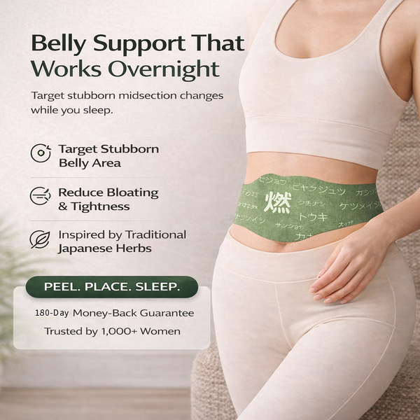 🌿🦦Zvoevo® Japanese Botanical Slimming Patch - Targeted Belly Fat Burner