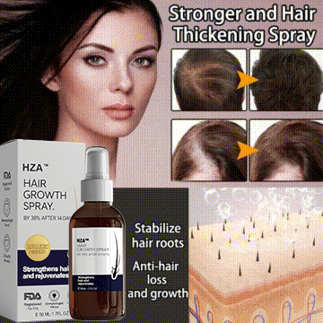 🌿 HZA™ Natural Hair Regrowth Spray – 70% OFF Ends Tonight!