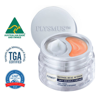 💧🥳FLYSMUS™ - Advanced Retinol + Peptides Dual Anti-Wrinkle Cream, Dermatologist Recommended