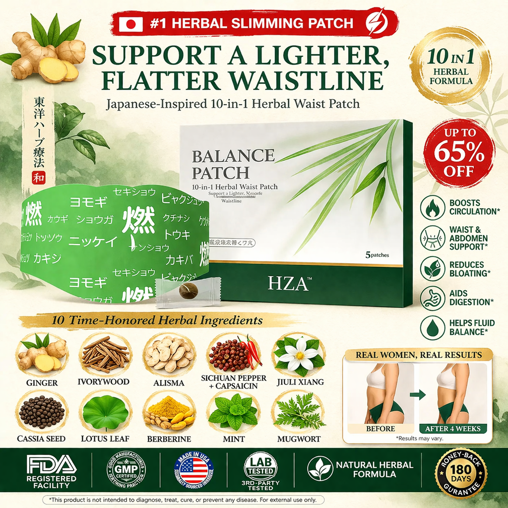 🌿🦦Zvoevo® Japanese Botanical Slimming Patch - Targeted Belly Fat Burner