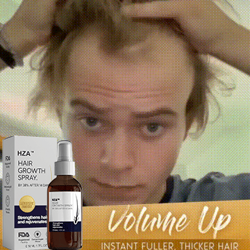 🌿 HZA™ Natural Hair Regrowth Spray – 70% OFF Ends Tonight!