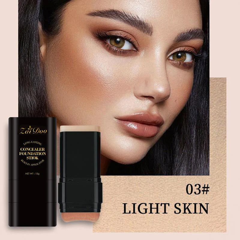 Final 3 Hours: 70%OFF🔥 Foundation Concealer Stick Dual-ended brush head for flawless skin UPSELL