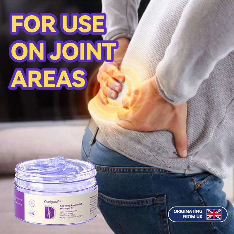 🌿Official Store: Ourlyard™ Turmeric & Emu Oil Arthritis Soothing Pain Relief Massage Gel (Made in UK)