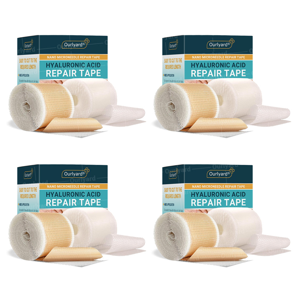 🍀Official Store |Ourlyard® Hyaluronic Acid Nano Microneedle Repair Tape🗽🎉(Treatment of old and new scars, reduction of surgical scars, stretch marks, keloids, acne, burns, warts, dermatomes and varicose veins)
