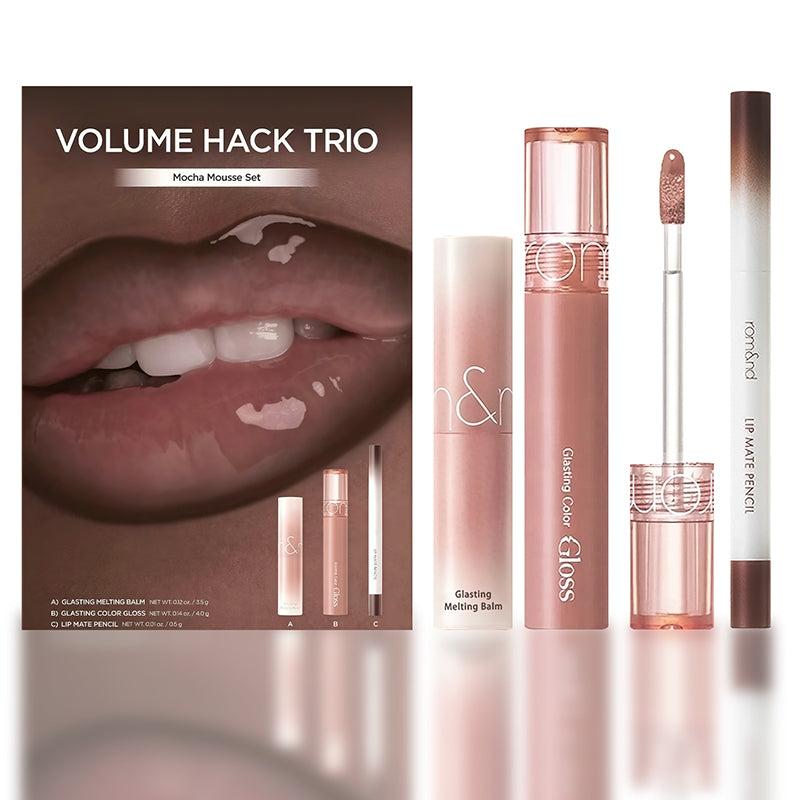 💟Final 3 hours 75% off:LIP VOLUME HACK TRIO (3 Shades, Lip Mate Pencil & Melting Balm & Color Gloss) up