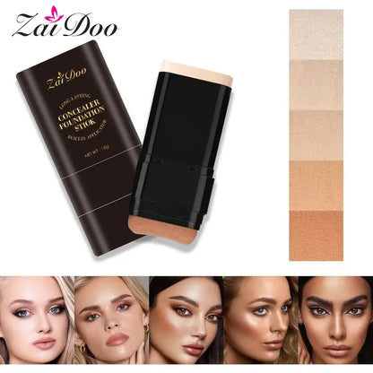 Final 3 Hours: 70%OFF🔥 Foundation Concealer Stick Dual-ended brush head for flawless skin UPSELL