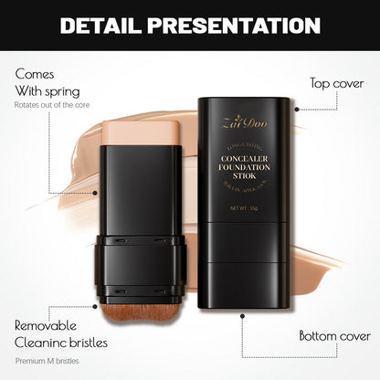 Final 3 Hours: 70%OFF🔥 Foundation Concealer Stick Dual-ended brush head for flawless skin UPSELL