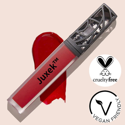 Juxek™ Liquid Matte Lipstick, Comfortable Velvet Finish & Up to 12H Wear