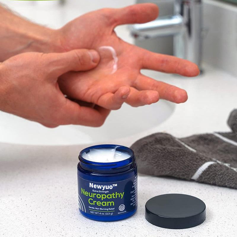 Newyuo™ Neuropathy Relief Cream, Pain Relief for Feet, Toes, Legs, Hands & Arms