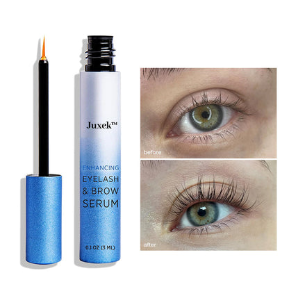 Juxek™ Eyelash & Brow Serum, Dermatologist Certified, Vegan & Cruelty-Free