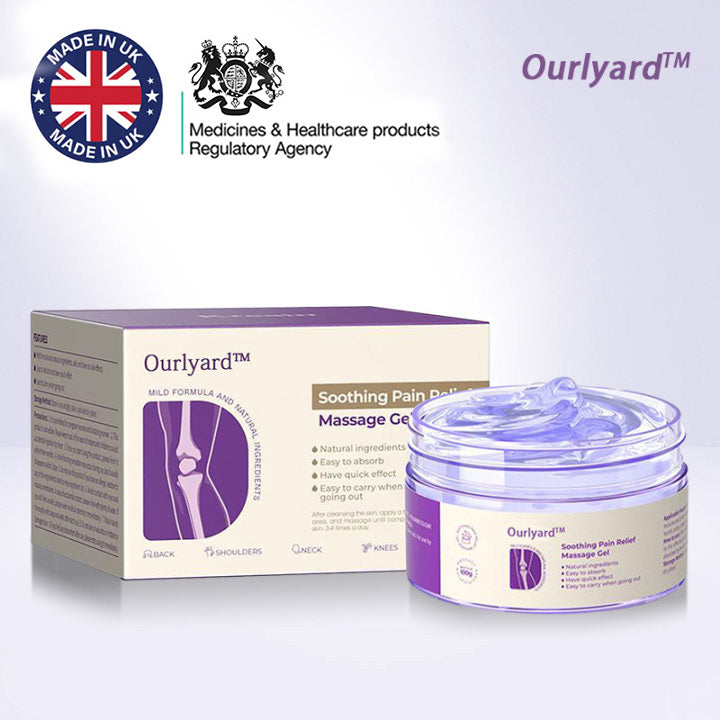 🌿Official Store: Ourlyard™ Turmeric & Emu Oil Arthritis Soothing Pain Relief Massage Gel (Made in UK)