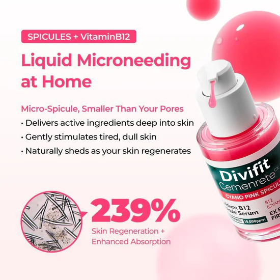 [Divifit]✨Lumi Pore & Spot Care Duo | Shrinks Pores & Fades Blemish Marks | Cyano Pink Spicule Serum + Picotonic Shot Ampoule  [🔥Limited Time Offer🔥]