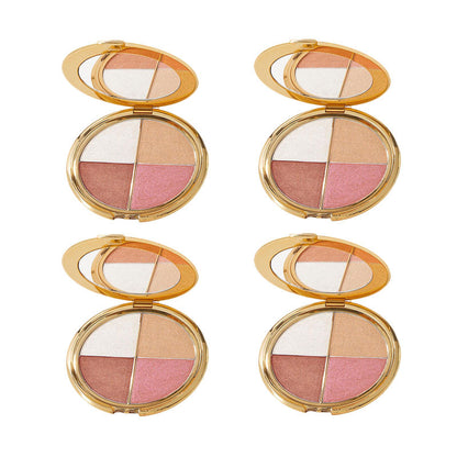 🍫Last 3 hours 60% off⏰eye & cheek palette - eyeshadow and highlighter makeup(Free Contour Brush)