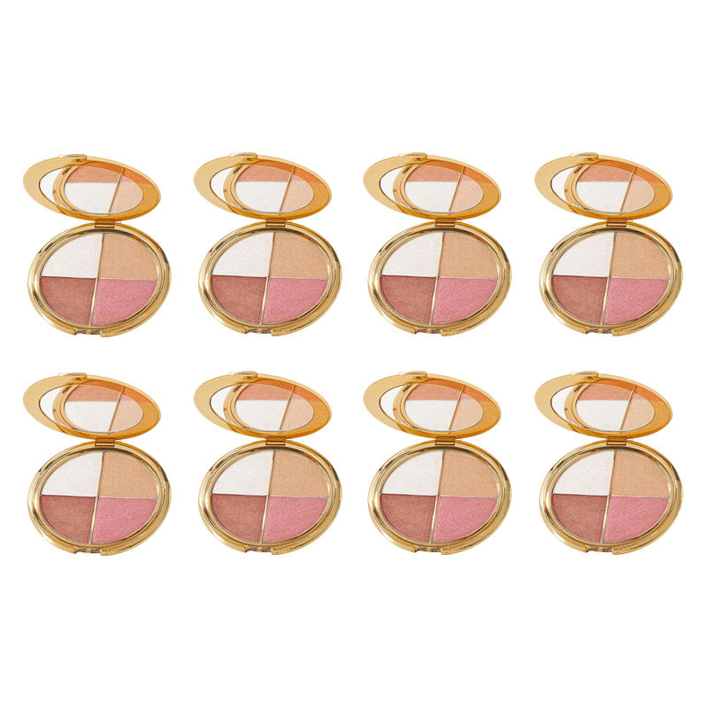 🍫Last 3 hours 60% off⏰eye & cheek palette - eyeshadow and highlighter makeup(Free Contour Brush)