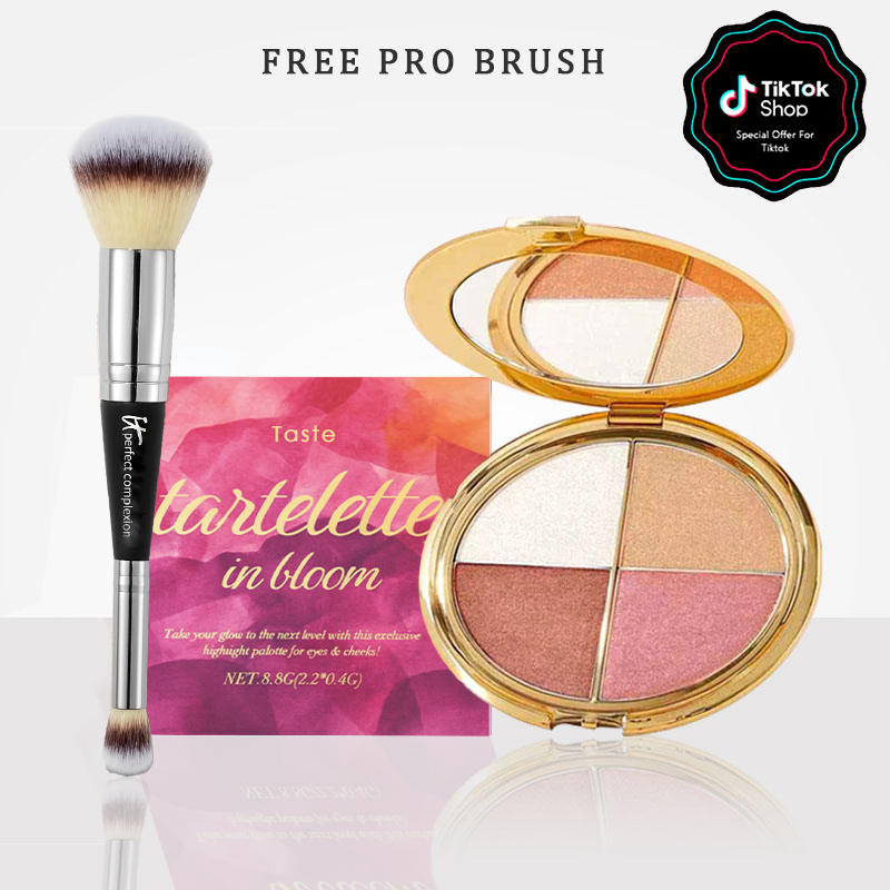 🍫Last 3 hours 60% off⏰eye & cheek palette - eyeshadow and highlighter makeup(Free Contour Brush)
